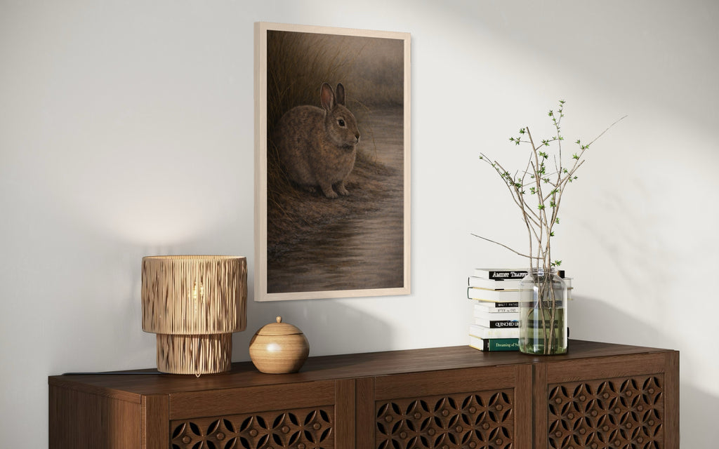Marsh Rabbit Print | Lowcountry Naturalist Wildlife Wall Art