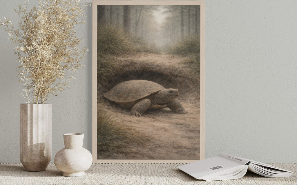 Gopher Tortoise Print | Lowcountry Wildlife Wall Art