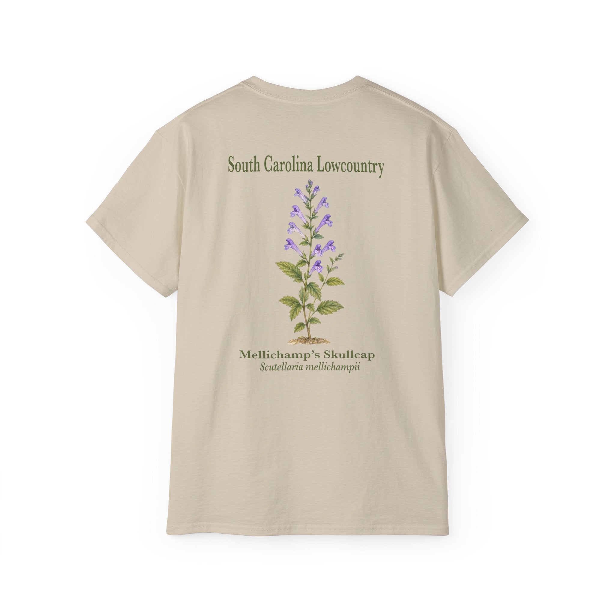Mellichamp's Skullcap Botanical T-Shirt | Floral Nature Graphic Tee