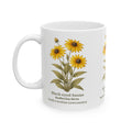 Black-eyed Susan Ceramic Mug | Floral Botanical Coffee Cup | 11oz & 15oz