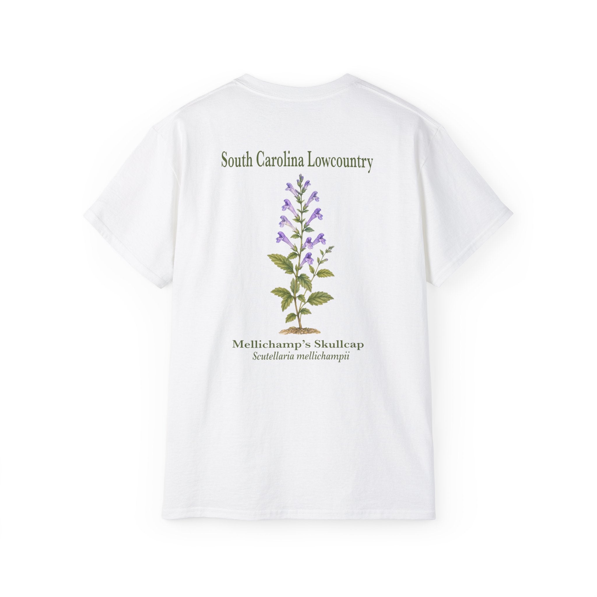 Mellichamp's Skullcap Botanical T-Shirt | Floral Nature Graphic Tee