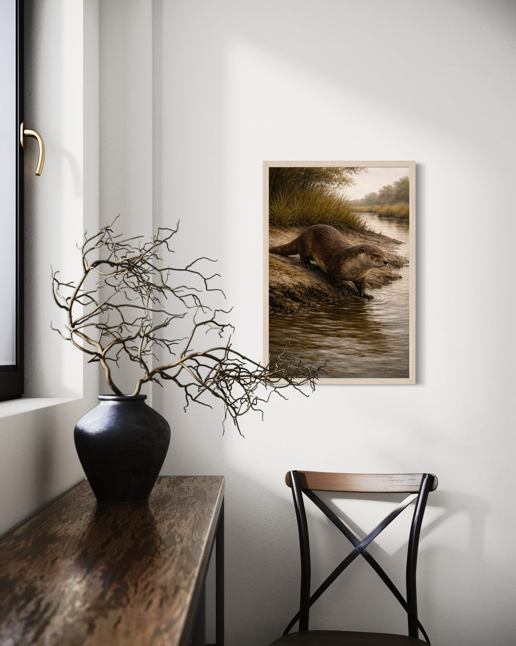 River Otter Print | Lowcountry Naturalist Wildlife Wall Art