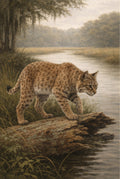 Bobcat Print | Lowcountry Naturalist Wildlife Wall Art
