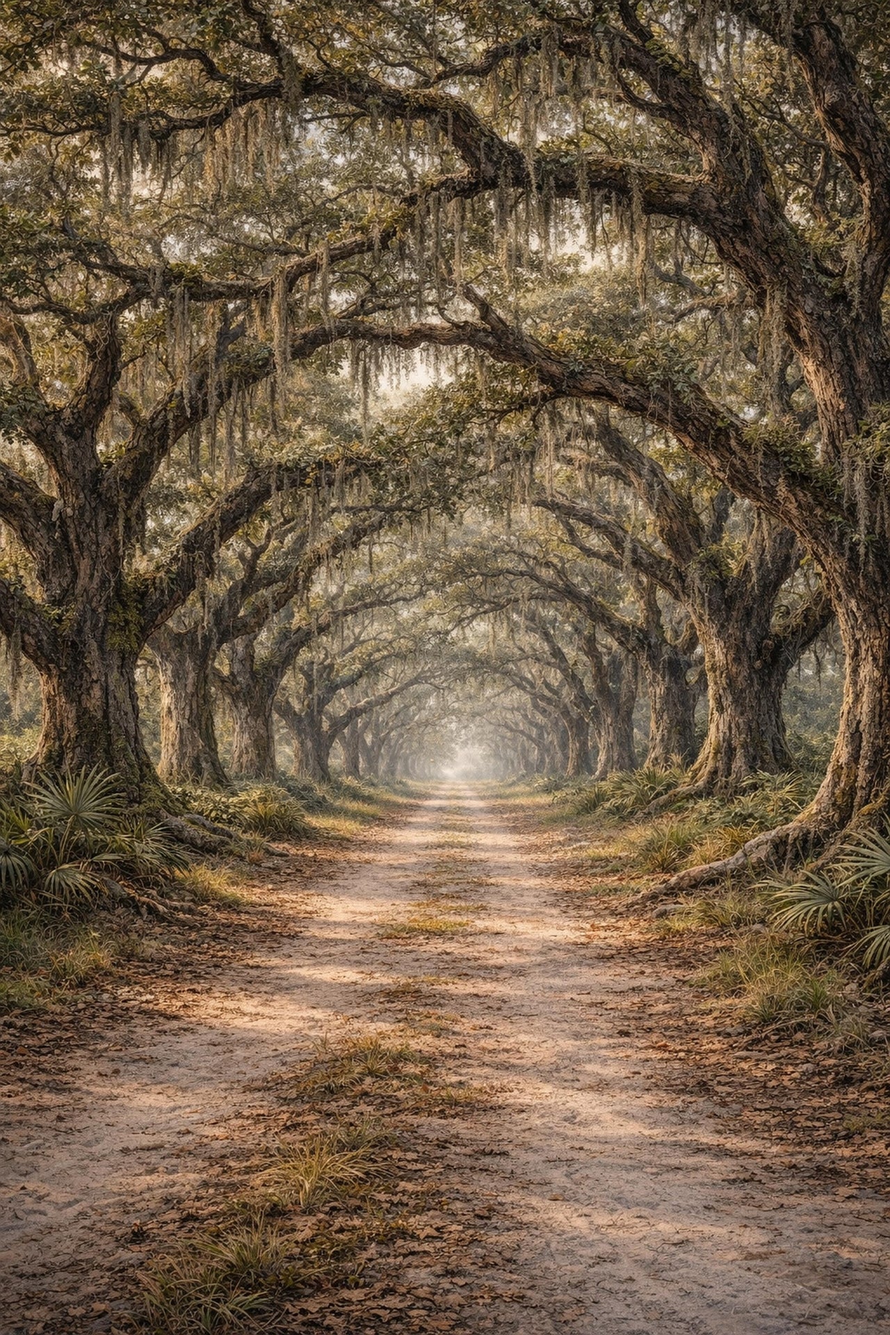 Live Oak Alley Print | Lowcountry Naturalist Landscape Wall Art