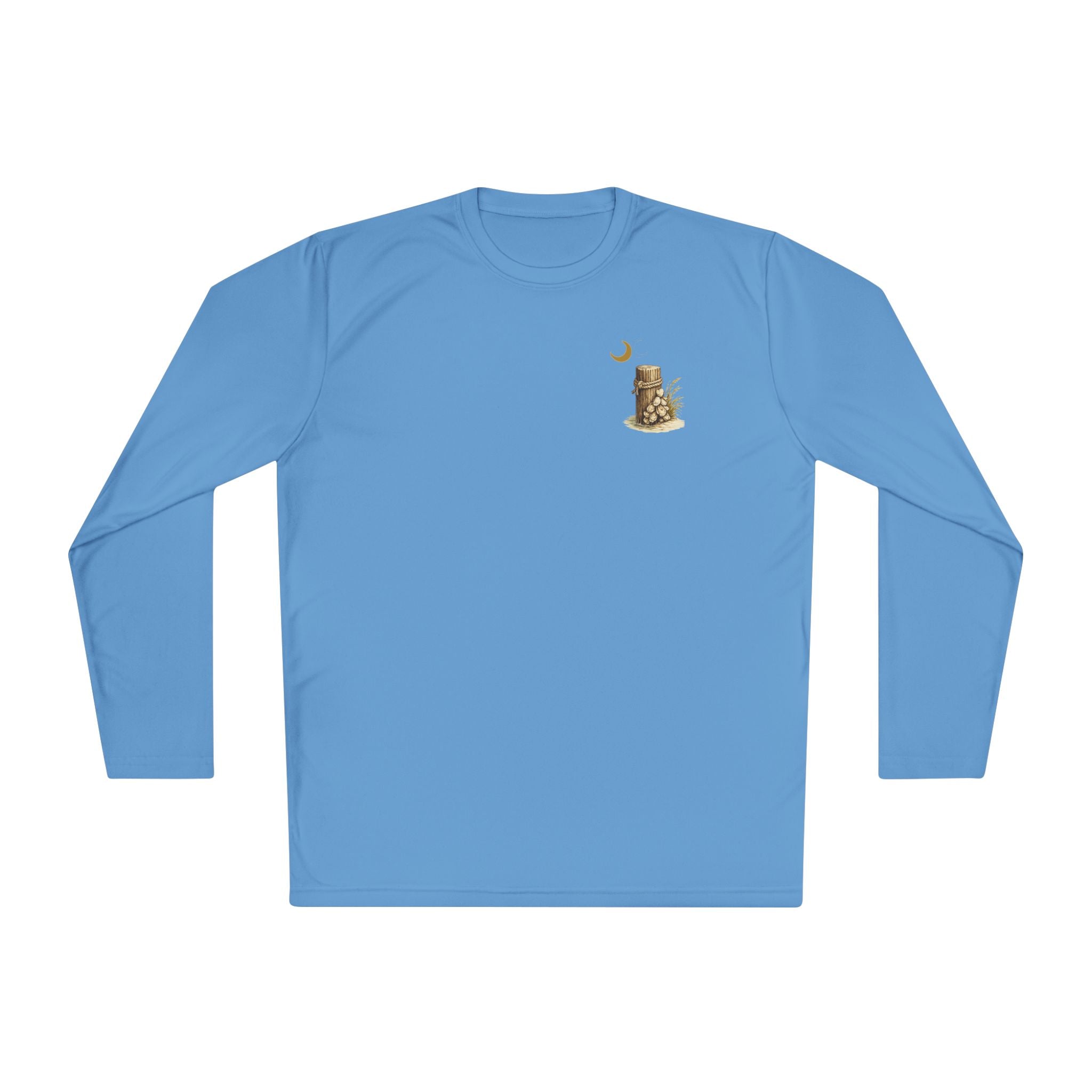 Palmetto Lowco Mercantile | Marsh Moon Oyster Shirt | Bluffton SC Lowcountry | Graphic Long Sleeve Performance Tee