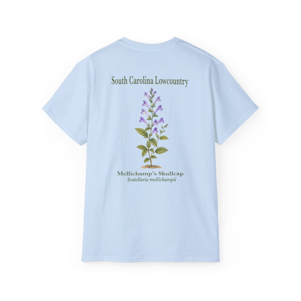 Mellichamp's Skullcap Botanical T-Shirt | Floral Nature Graphic Tee