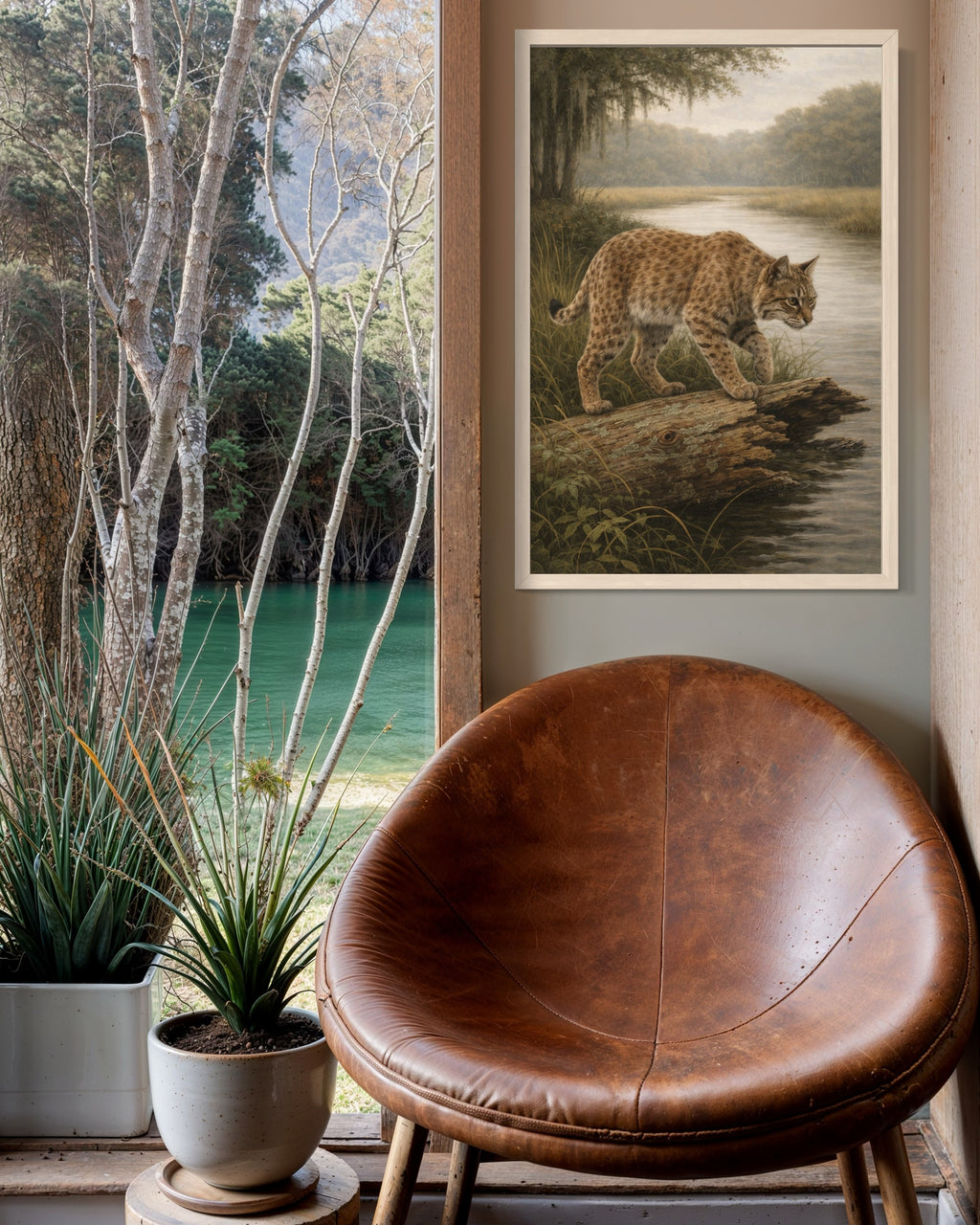 Bobcat Print | Lowcountry Naturalist Wildlife Wall Art