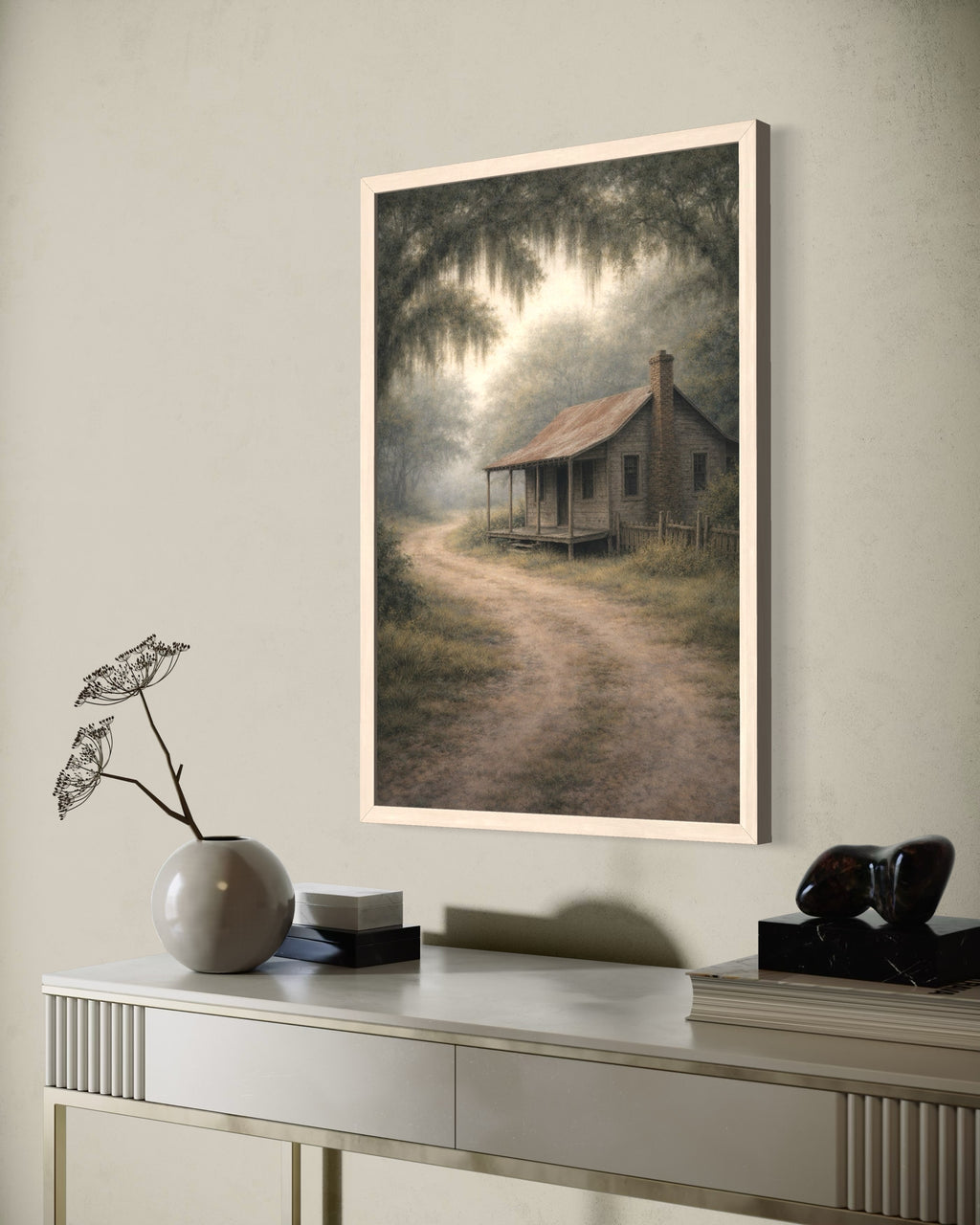 Roadside Cottage Print | Lowcountry Cottage Wall Art