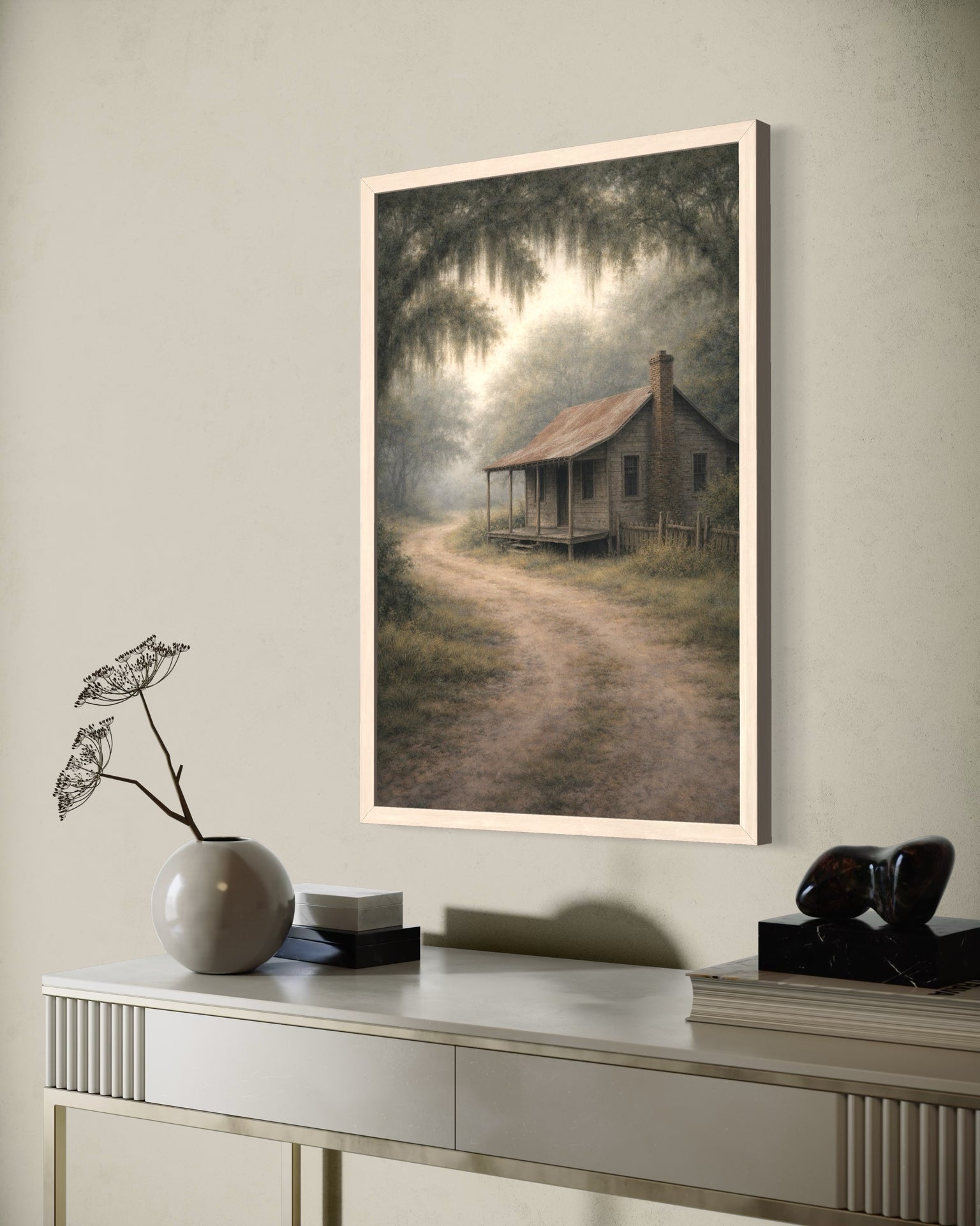 Roadside Cottage Print | Lowcountry Cottage Wall Art