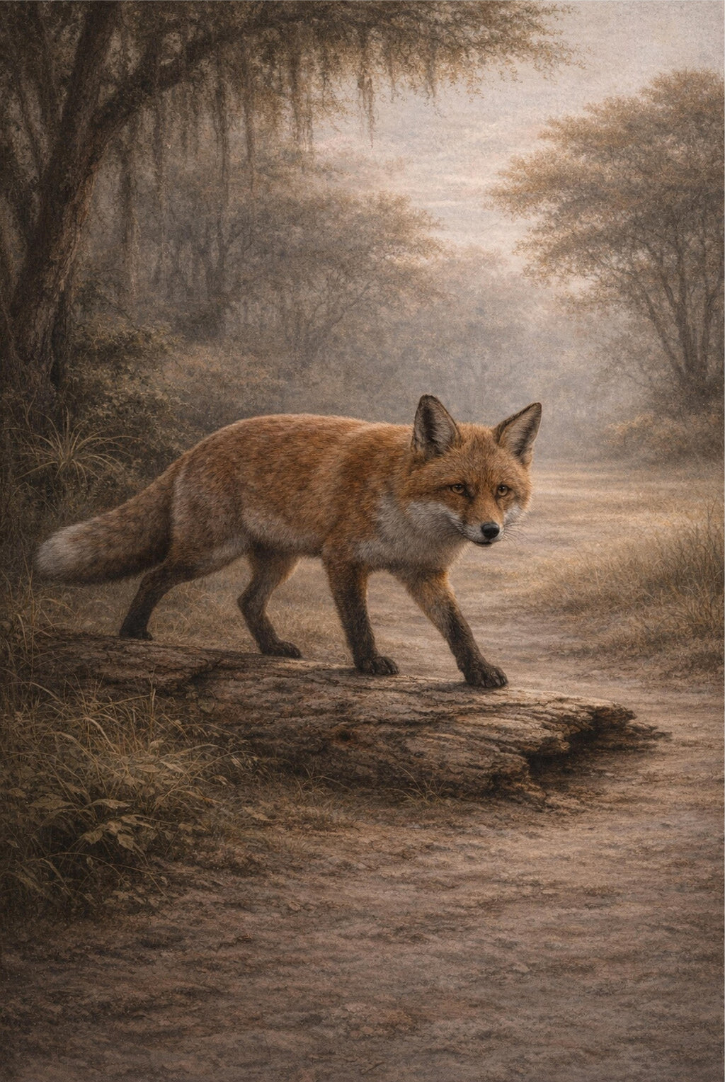 Red Fox Print | Lowcountry Naturalist Wildlife Wall Art