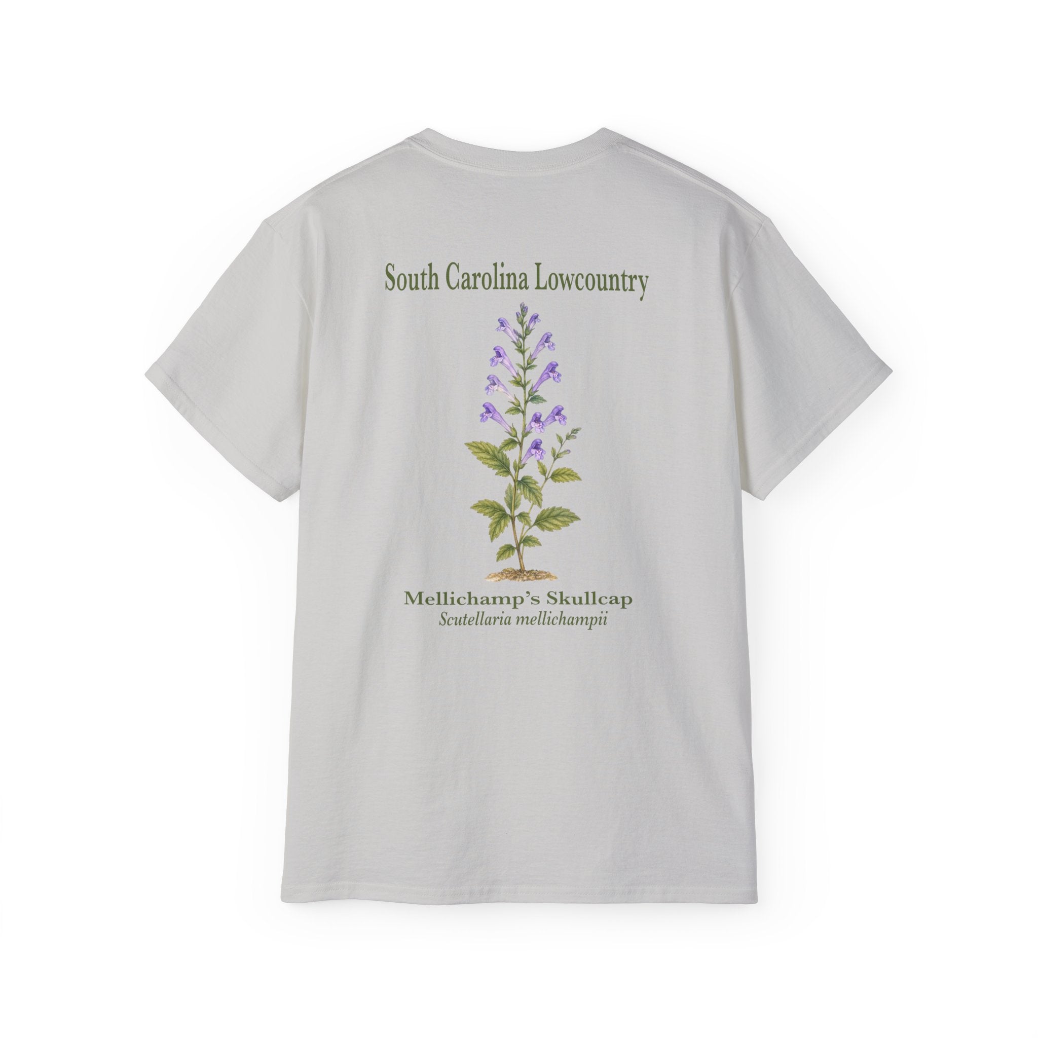Mellichamp's Skullcap Botanical T-Shirt | Floral Nature Graphic Tee