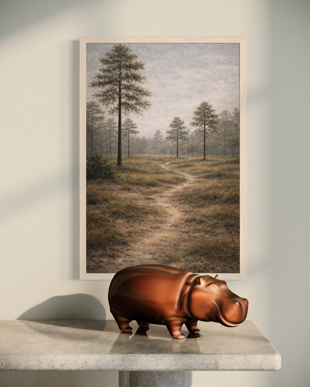 Longleaf Pine Savanna Print | Lowcountry Naturalist Landscape Wall Art