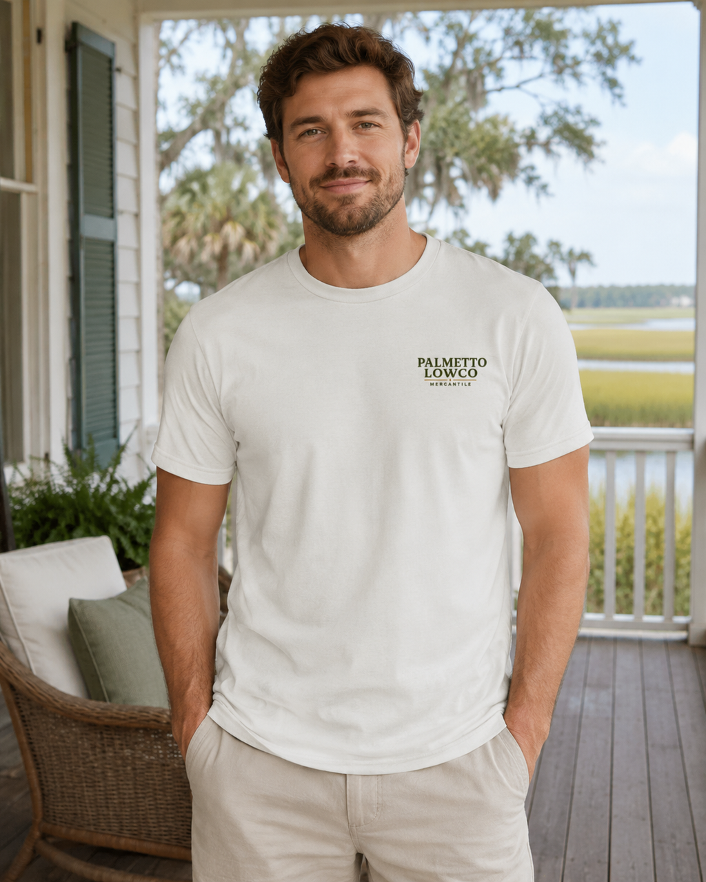 Mellichamp's Skullcap Botanical T-Shirt | Floral Nature Graphic Tee