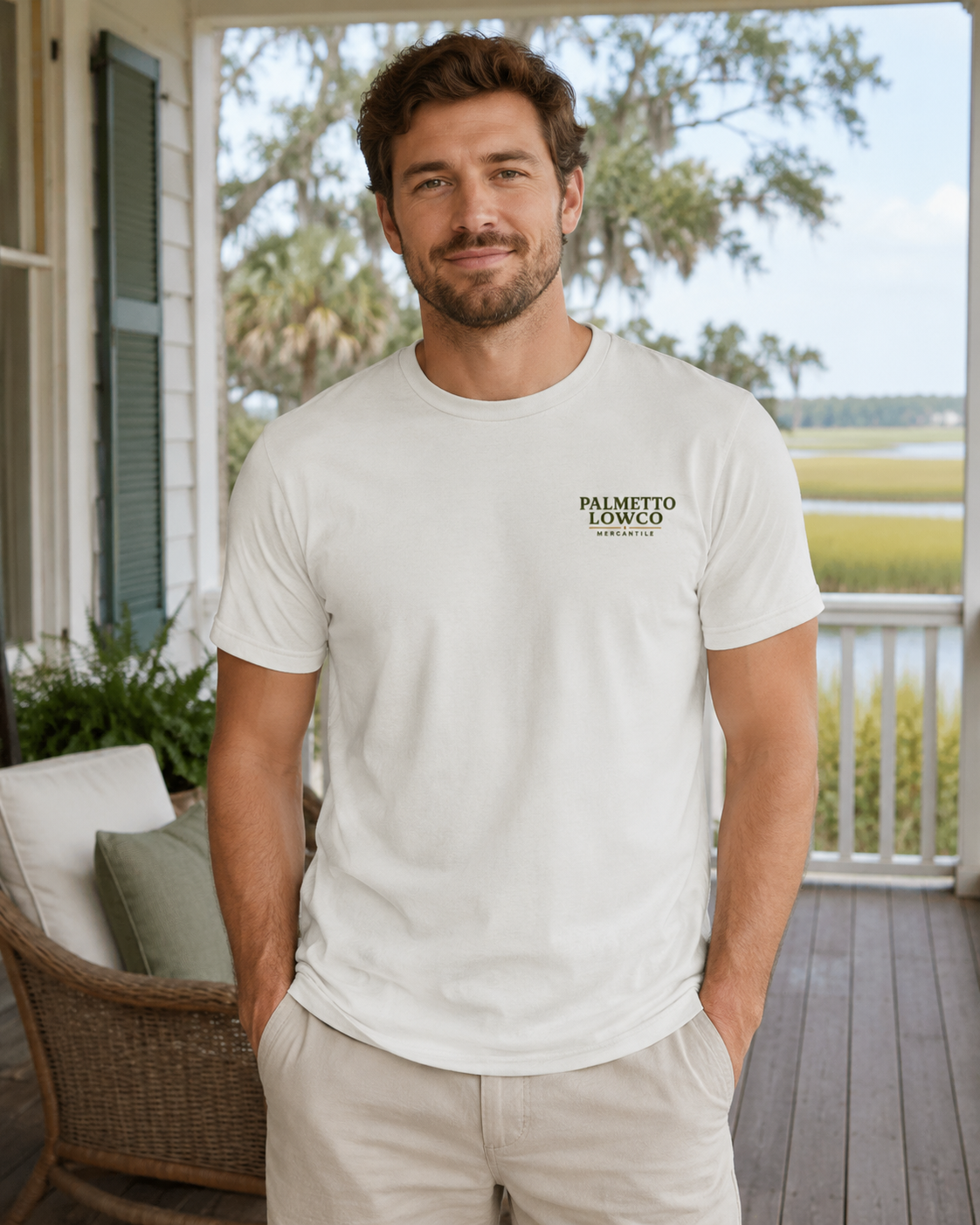 Mellichamp's Skullcap Botanical T-Shirt | Floral Nature Graphic Tee