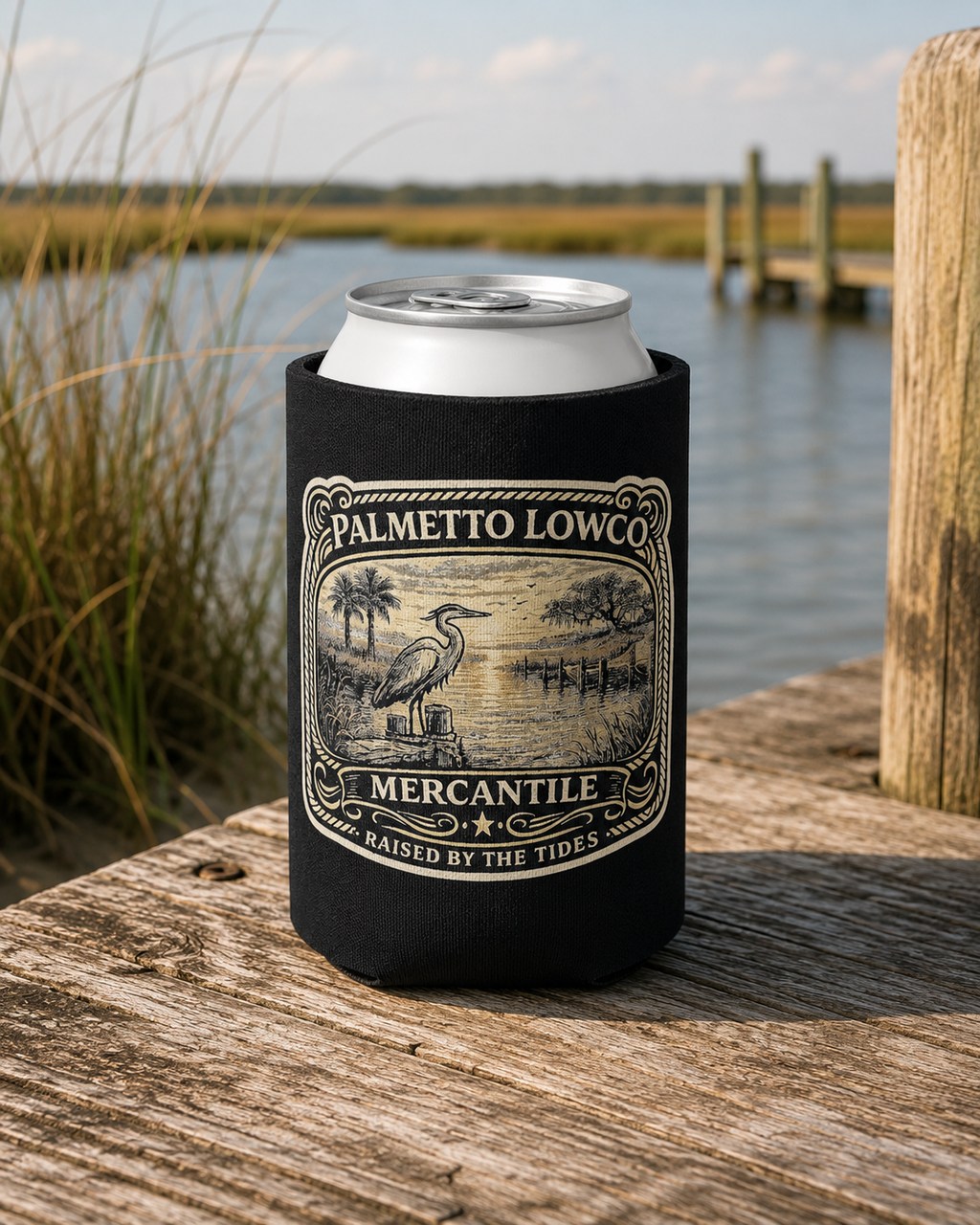 Raised by the Tides Can Cooler | Palmetto Lowco Mercantile