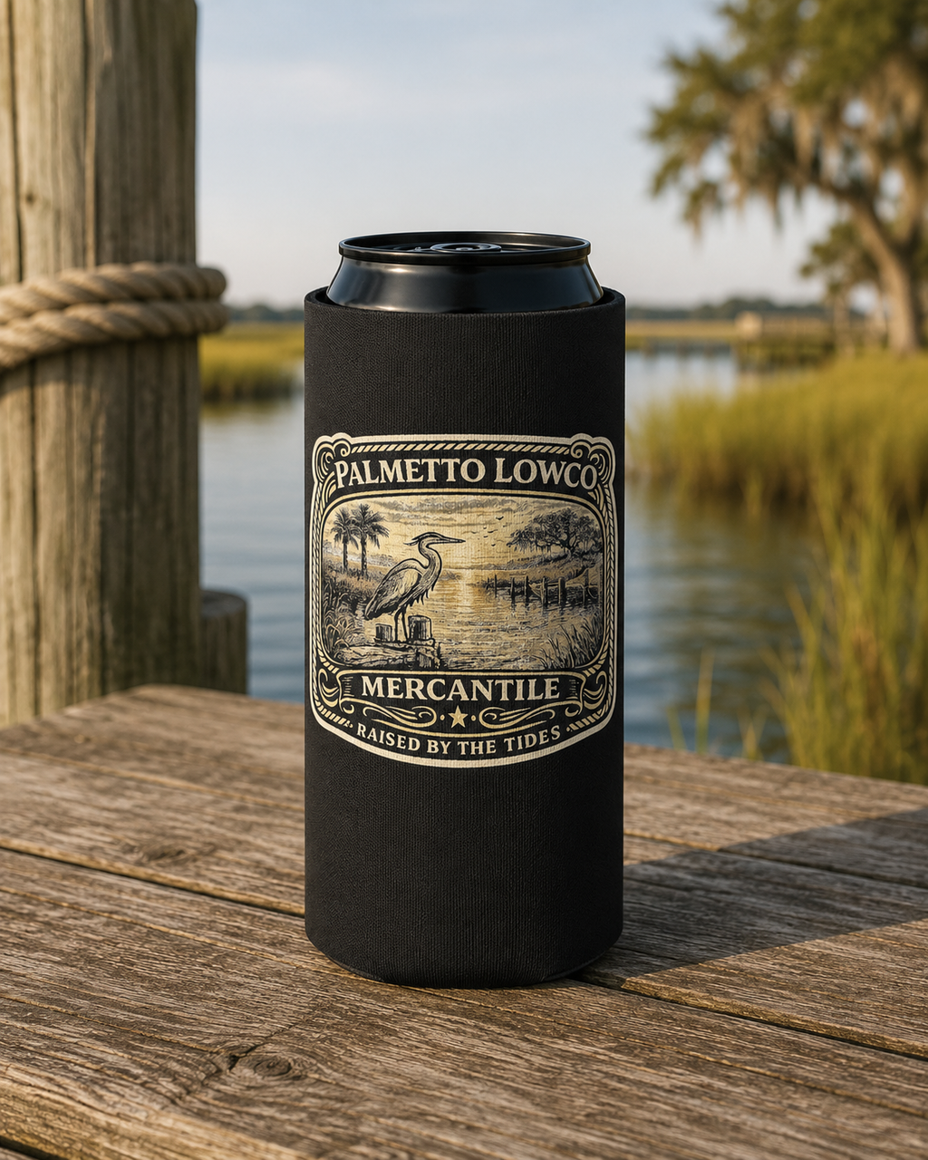 Raised by the Tides Can Cooler | Palmetto Lowco Mercantile