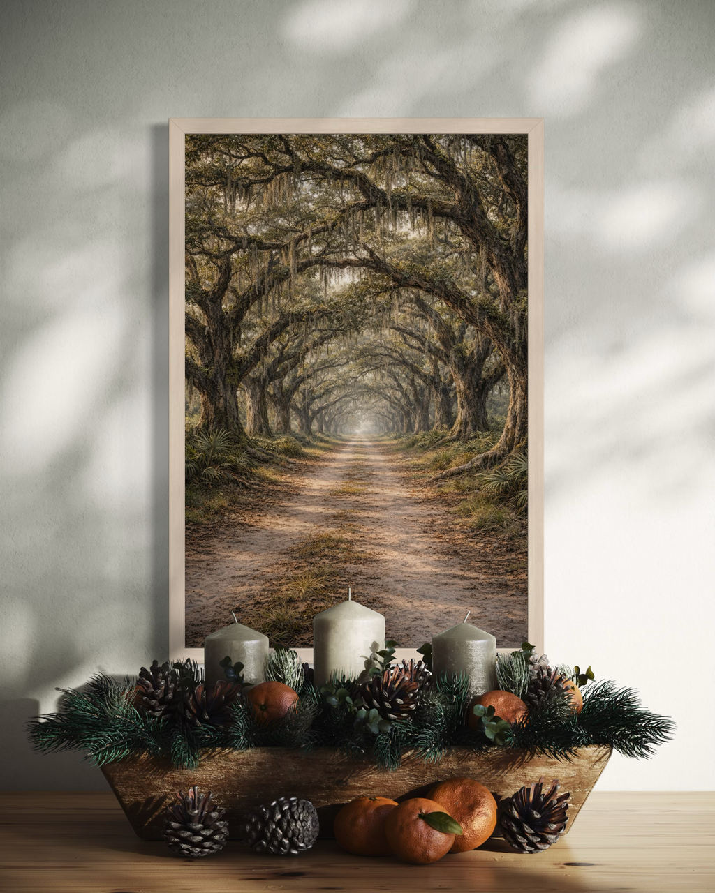 Live Oak Alley Print | Lowcountry Naturalist Landscape Wall Art