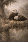 Bald Eagle Pair Print | Lowcountry Naturalist Wildlife Wall Art