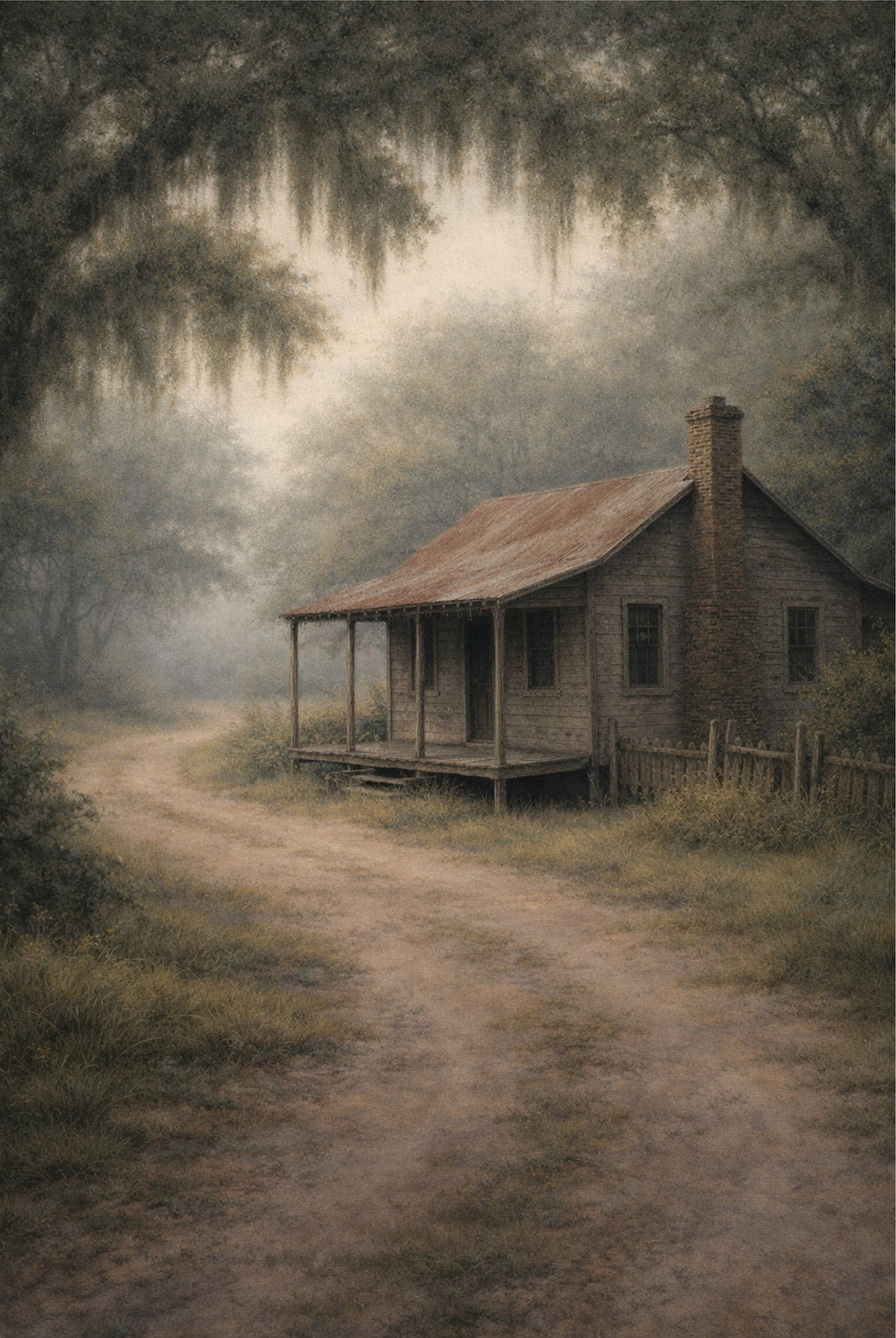 Roadside Cottage Print | Lowcountry Cottage Wall Art