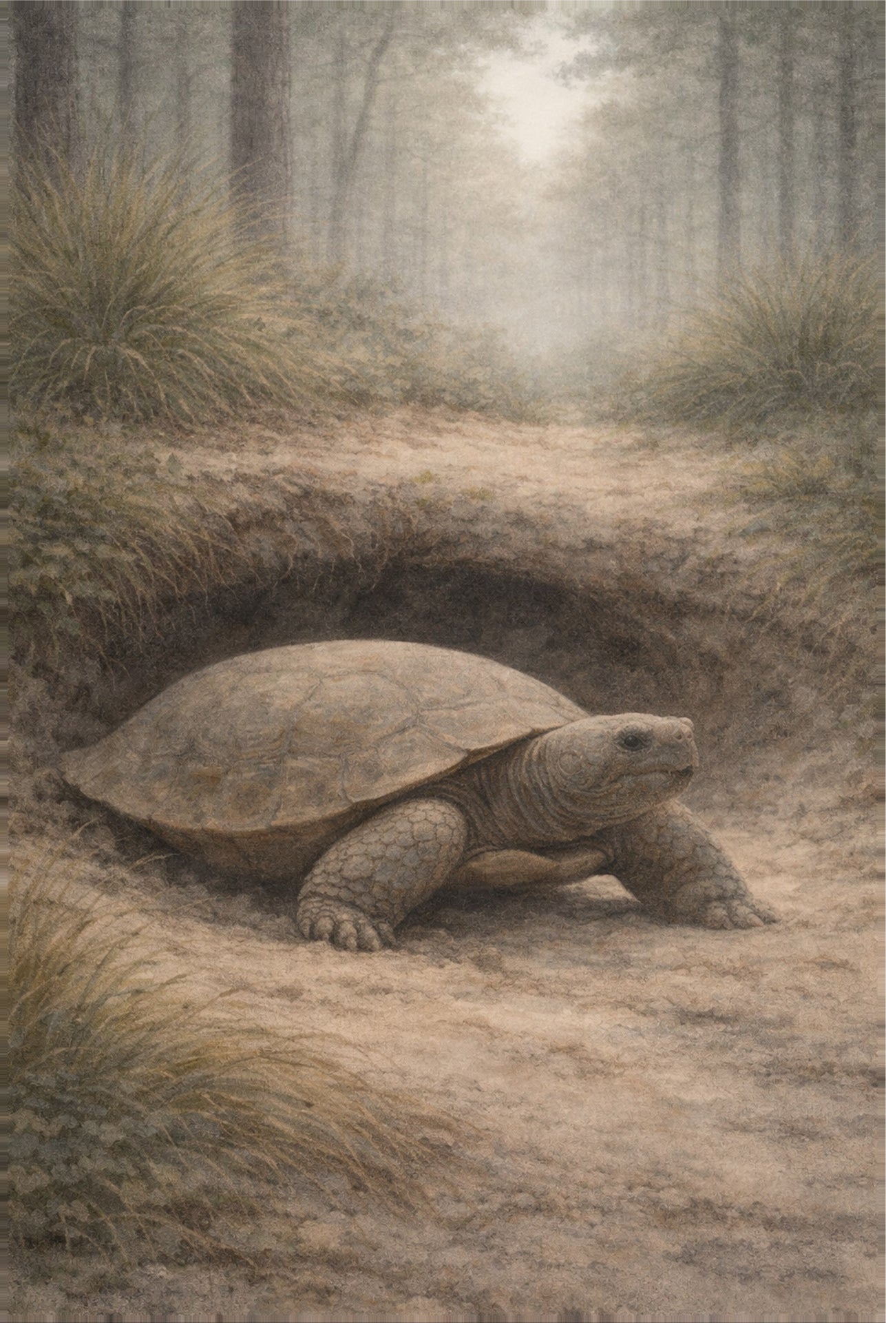 Gopher Tortoise Print | Lowcountry Wildlife Wall Art