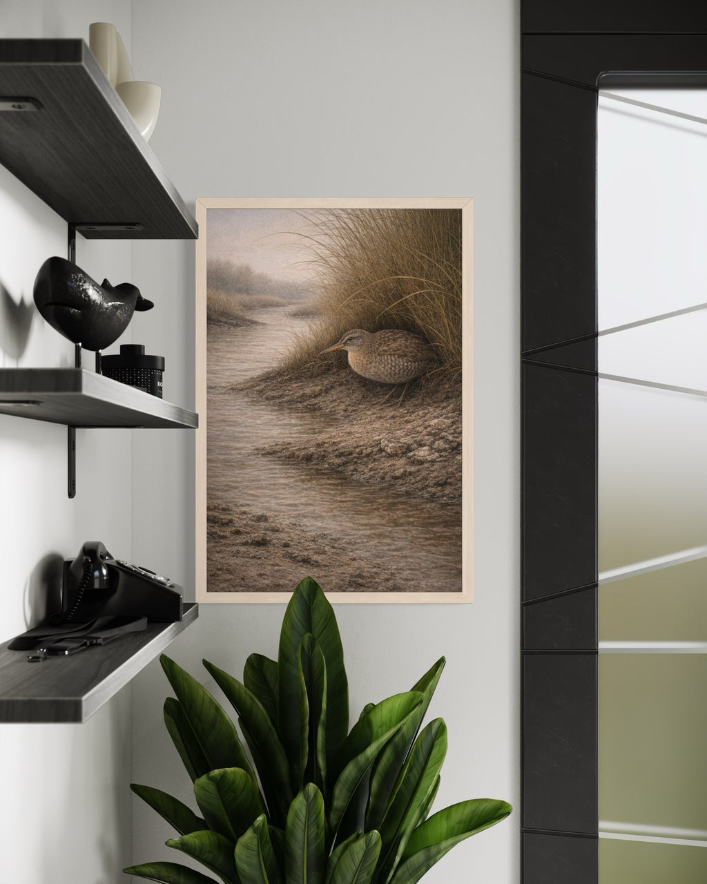 Clapper Rail Wall Art | Lowcountry Marsh Bird Print