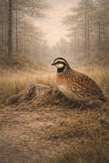 Northern Bobwhite Quail Print | Lowcountry Naturalist Wildlife Wall Art